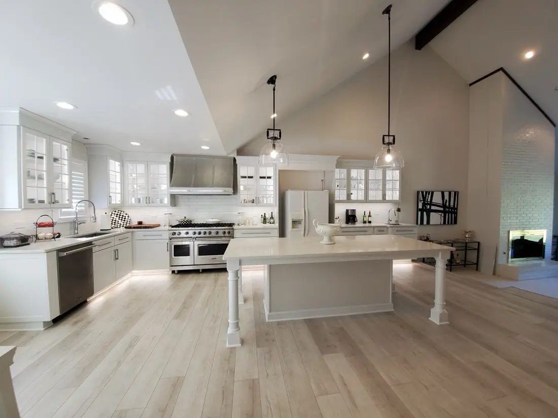 Finished kitchen remodel by Alpha Development Group